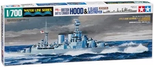 Tamiya 1/700 Waterline Series No.806 Royal Navy Battlecruiser Hood and E-Class D