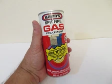 Vintage 1970s WYNN'S Spit Fire Gas Treatment Full Sealed 15 oz Can - MINT