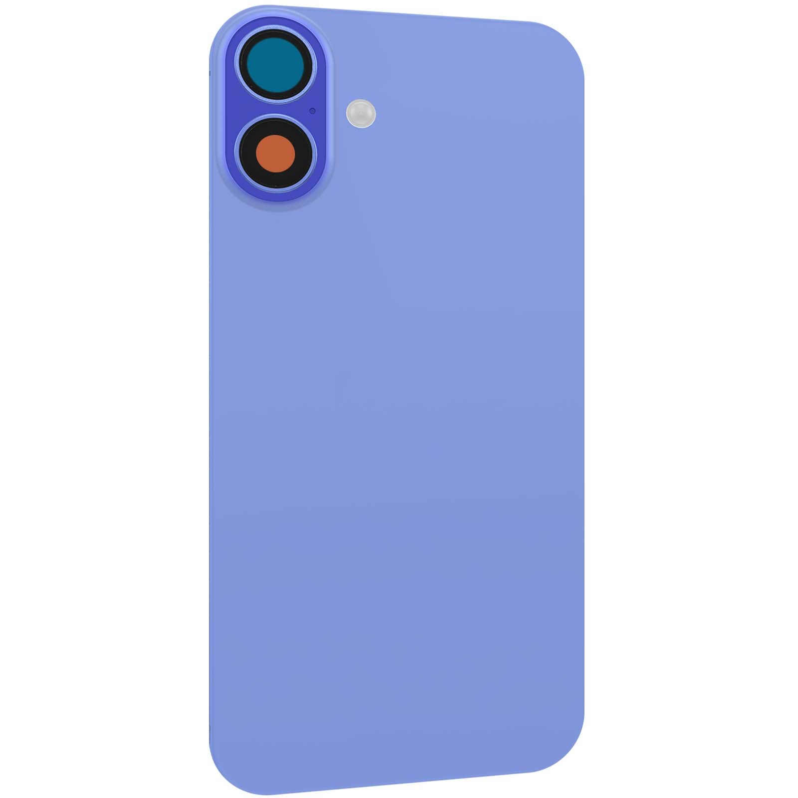 Cache batterie iPhone 16 Plus bleu Clappio avec adhésif de remplacement - 3
