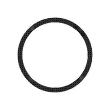 DCI 2293 Dental O-Rings Buna-n .128 I.D. X .050 Width 12/Pk