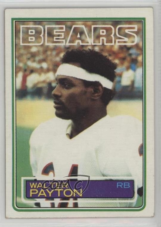 1983 Topps Walter Payton #36 HOF 1lx9