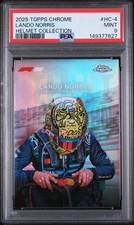 2025 Topps Chrome F1 HELMET COLLECTION Lando Norris #HC-4 PSA 9