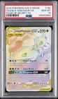 2019 POKEMON SUN & MOON TEAM UP SECRET #182 FULL ART/CELEBI & VENUSAUR GX PSA 10