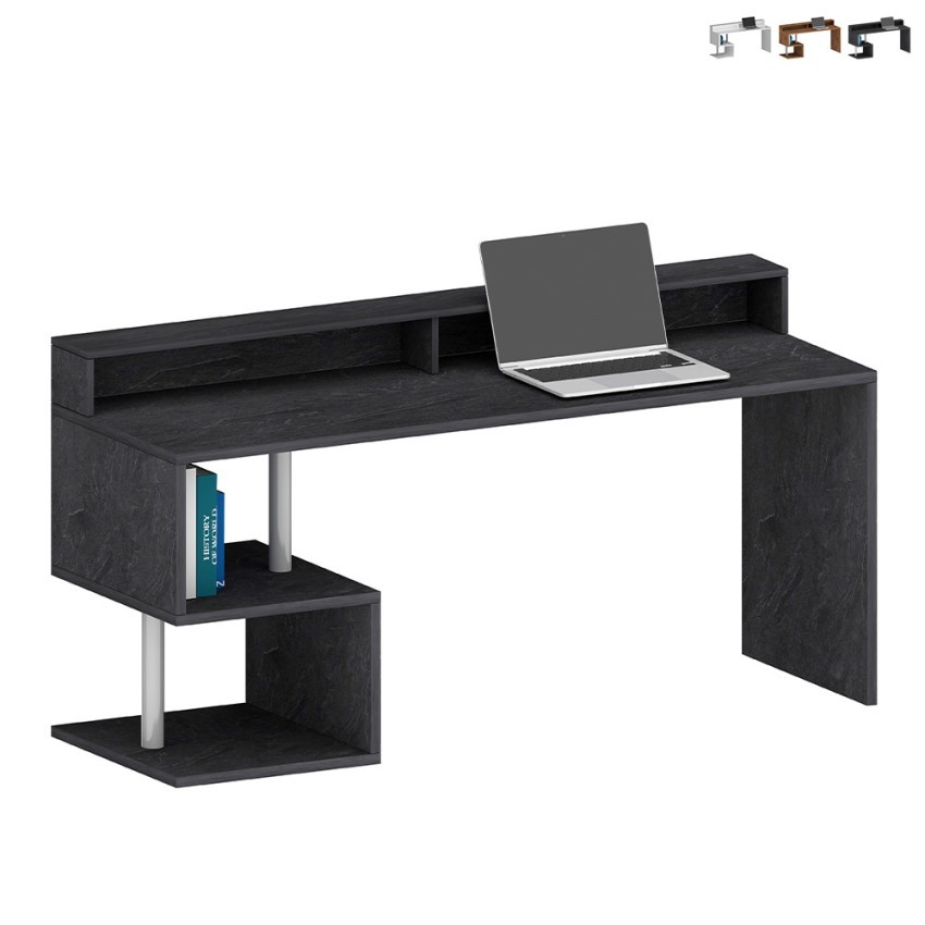 Bureau design moderne 180x60x92.5cm Esse 2 Plus contre le mal de dos