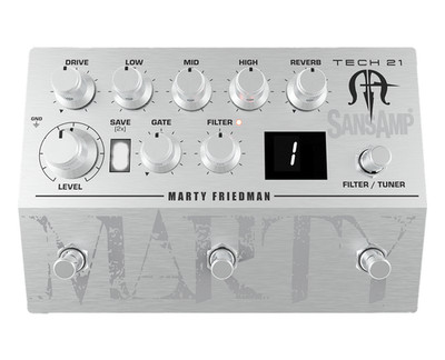 Tech 21 Marty Friedman Signature SansAmp Guitar Pre-Amp Pedal