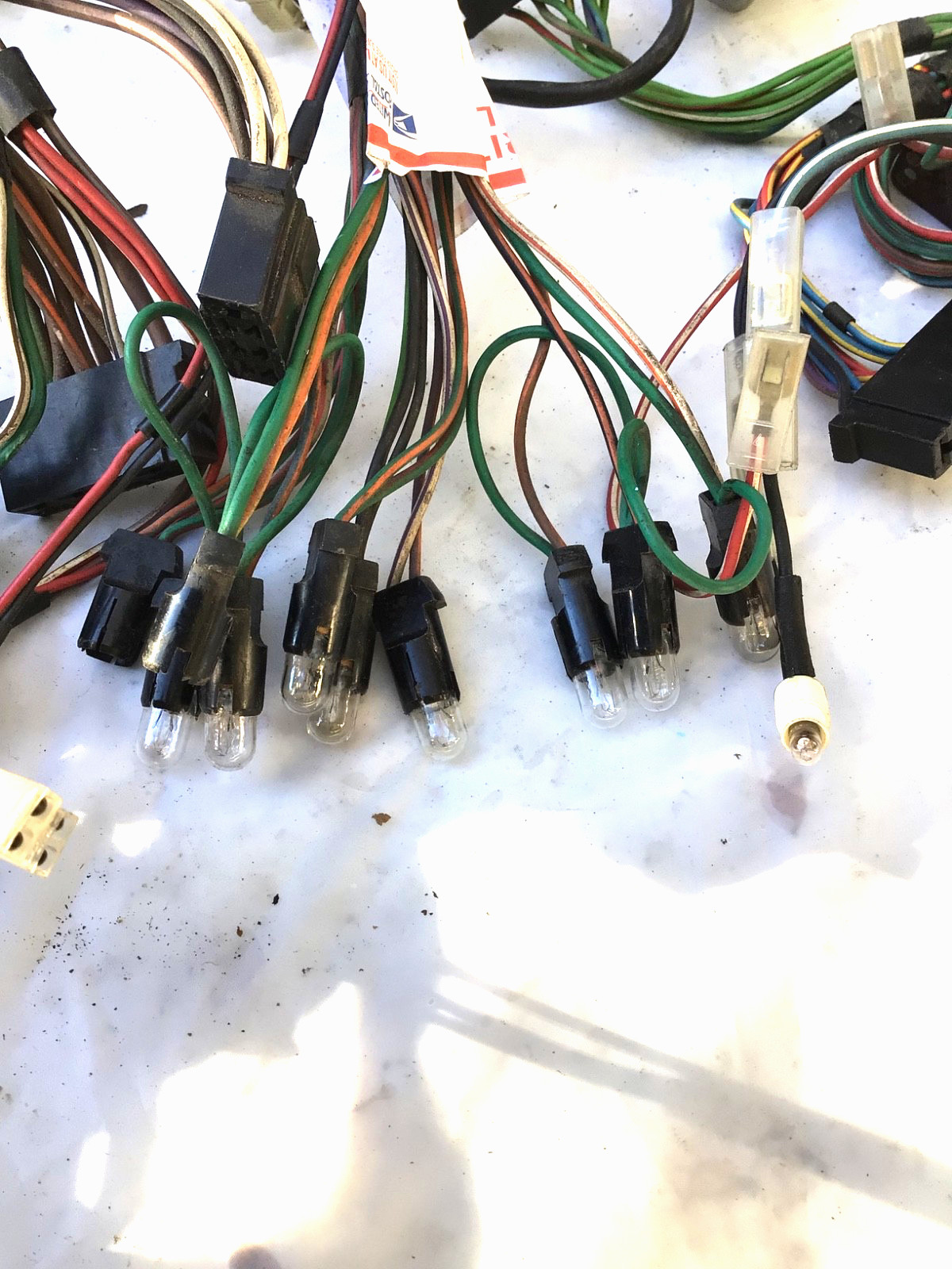 1966-80 Rolls Royce Silver Shadow Wraith II Front Lower Dash Wiring Harness