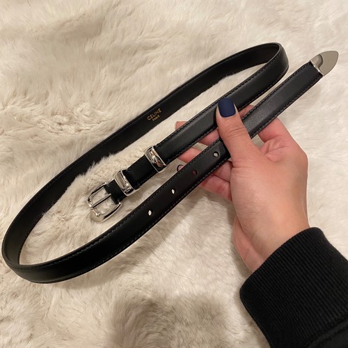 Authentic Celine Small Western Belt Size 75cm