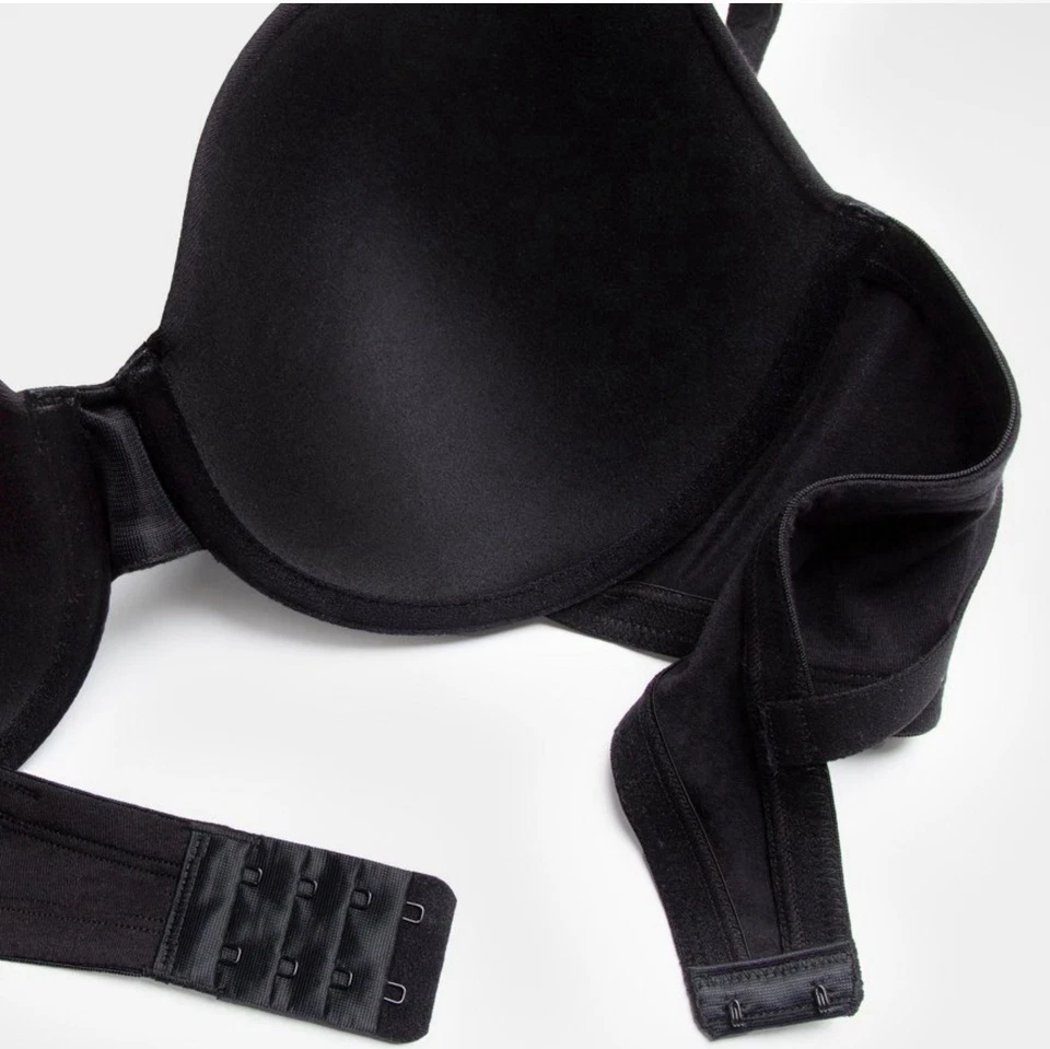 Paquete de 3 camisetas sujetadores Fruit of the Loom para mujer lila susurro/púrpura/negro NUEVO Foto 4 de 4