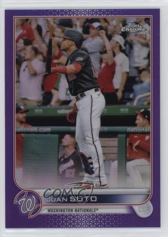 2022 Topps Chrome Purple Refractor 33/250 Juan Soto #129 0yi4