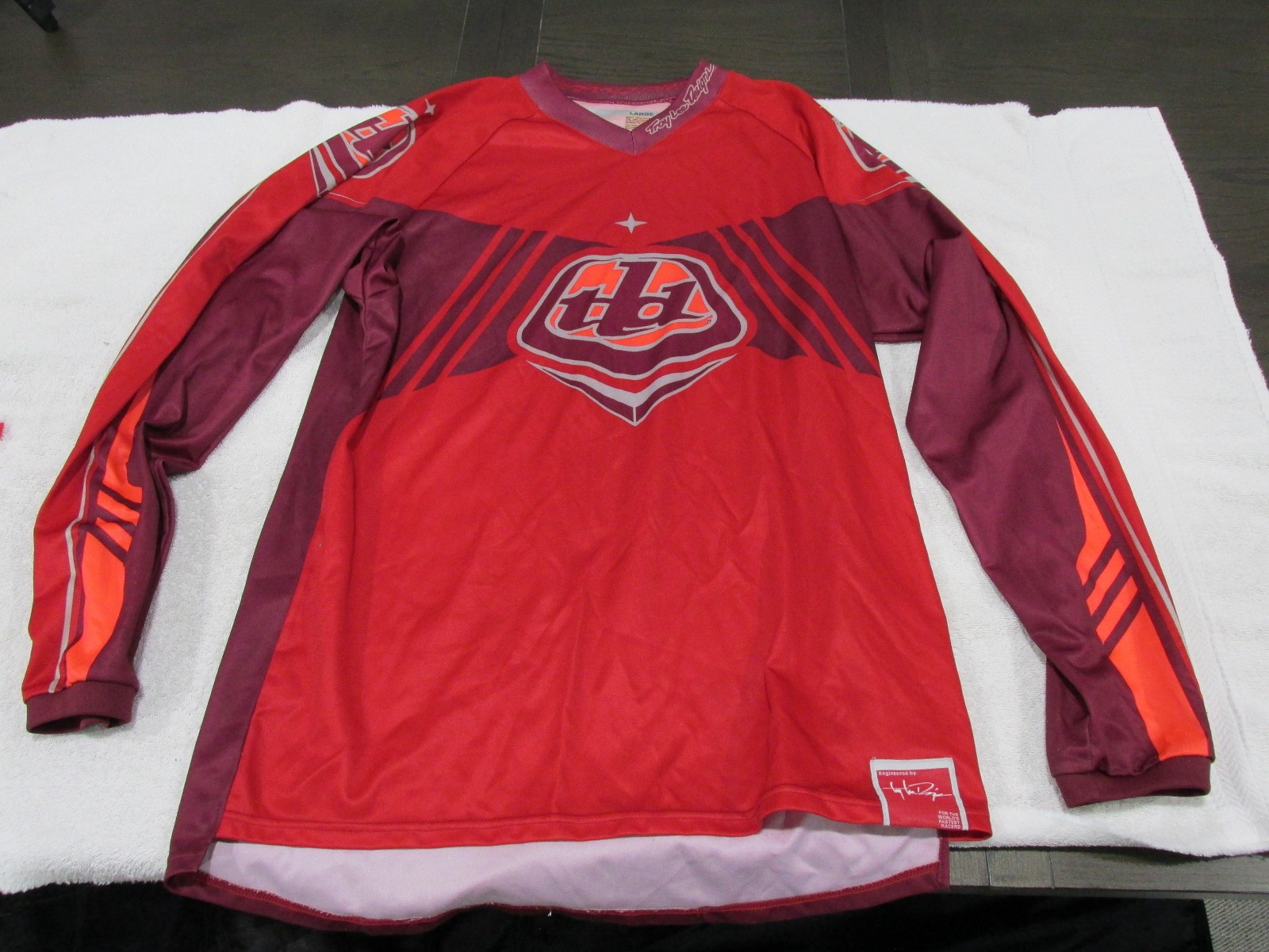 Troy Lee Designs Jersey men Large performance race Shirt MTB