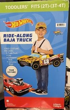 Hot Wheels "Ride Along Baja Truck" Halloween Costume Toddler Size 2T-4T--NEW