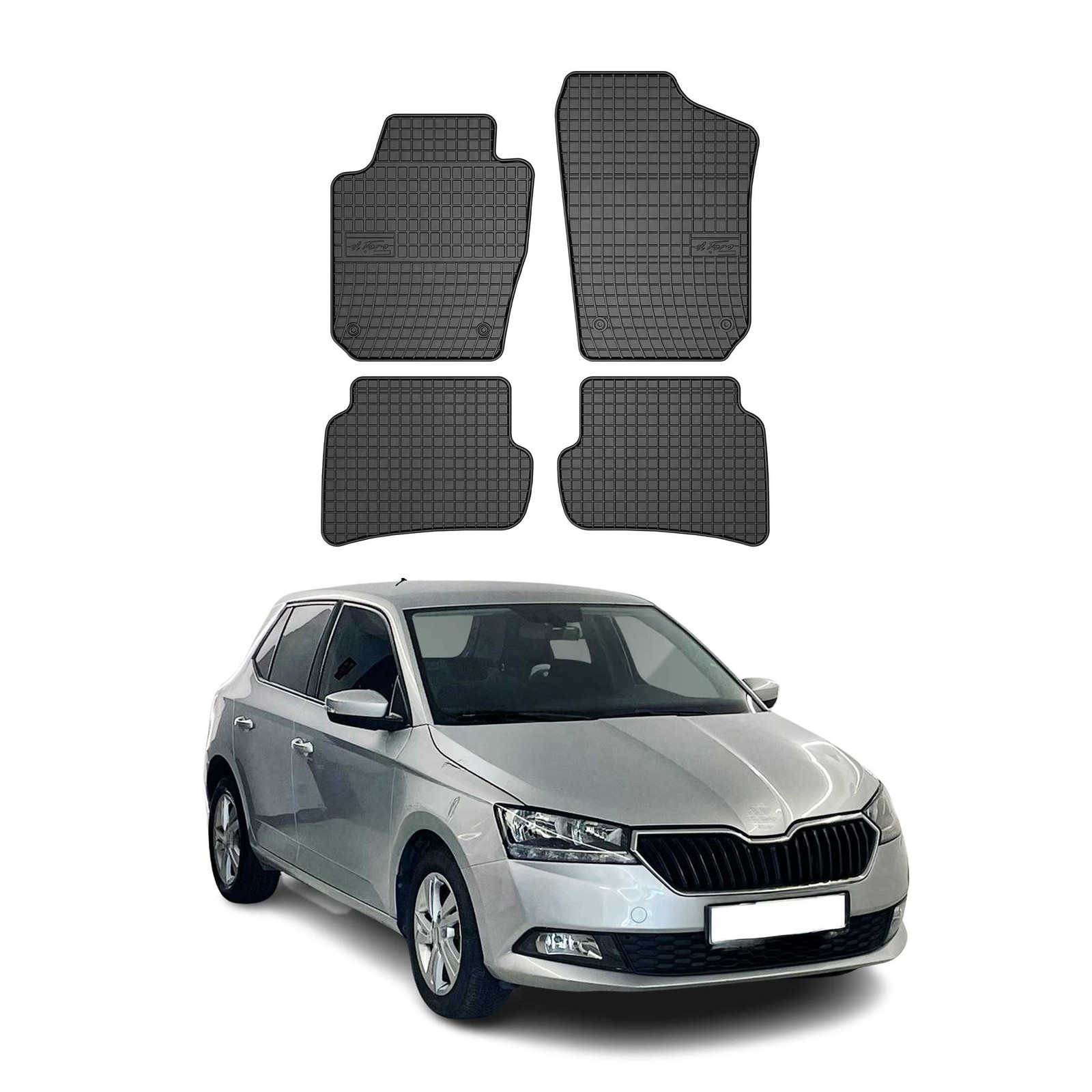 Tapis auto Skoda Fabia 2014-2021 idéal pour les sorties outdoor en famille