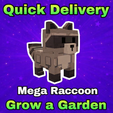  Mega Raccoon Roblox Grow a Garden - Fast Delivery - Cheap Price -    