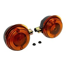 Paar Blinkleuchten (vorn) 8580.23 rund schwarz/orange