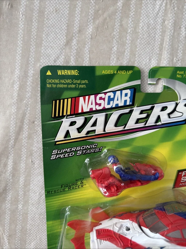 Rare Vintage 1999 Nascar Racers #808 Flyer Steve Sharp FASTEX FOX KIDS Hasbro - Image 2 of 4