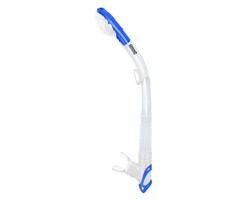 Dry Snorkel, Easy-Breath Free Diving Snorkel for Snorkeling Scuba Diving - Clear