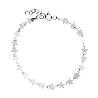 Sterling Silver Star Bracelet in FREE Love Heart Jewellry Gift Box