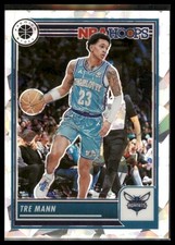 2023-24 Hoops Premium Stock #53 Tre Mann Ice Prizm