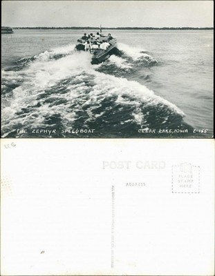 THE ZEPHYR SPEED BOAT CLEAR LAKE, IOWA USA Amerika, Schnellboot 1960