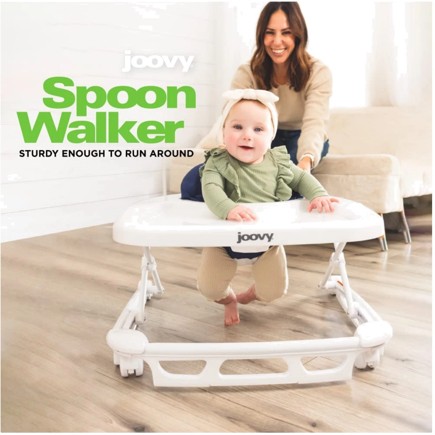 Spoon Walker Activity Center - Easy Clean & JPMA Certified