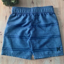 NWT Hurley Blue  Green Striped Shorts SIZE 4