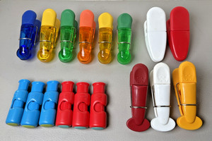 17 Random Bread Bag Kitchen Clip Food Grip Bread Bag Storage Seal Magnetic