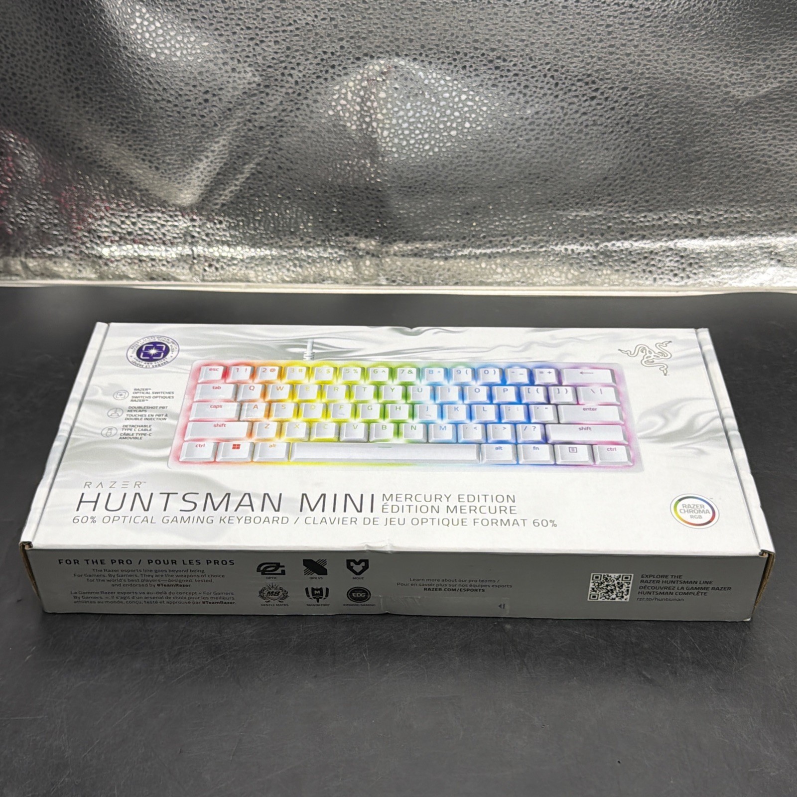 NEW Razer Huntsman Mini Mercury 60% Optical Gaming Keyboard 