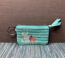 Vera Bradley Zip ID Case in Straw - Antilles Treasure