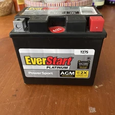 Ever Start 12 Volt Platinum Power Sport Battery Pack TZ7S AGM Technology