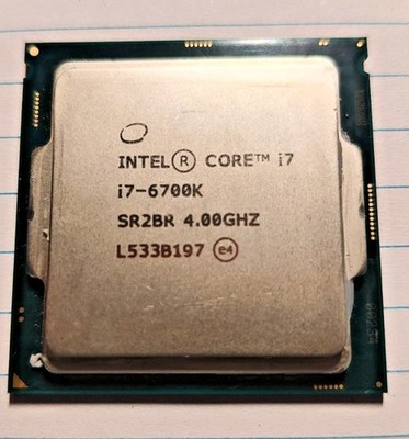 Intel Core i7-6700K 4.0GHz Desktop Processor CPU 1151 socket