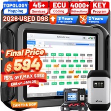 2026 XTOOL D9S Wireless Bidirectional OBD2 Di...