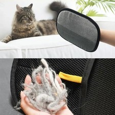 Static Pet Hair Removal Gloves   Grooming  Deshedding Gloves for Dogs and Cats
