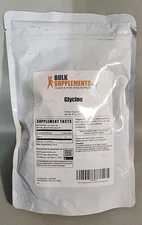 BulkSupplements Glycine Powder - Build Lean Muscle - 3g Per Serving  250g (8.8o