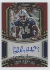 2020 Panini Select Signatures Maroon Prizm 33/75 Charles Haley Auto HOF 0c3