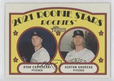 2021 Topps Heritage Rookie Stars Ryan Castellani Ashton Goudeau #287 0o6v