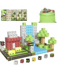 32PCS Magnetic Building Blocks for Kids Ages 4-8, Magnetic Cubes, Magnet STE...