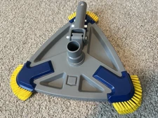 Buyplus Pool Vacuum Head with Side Brush Manual Swimming Pool for Inground.