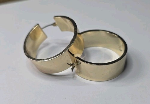 Lauren Ralph Lauren Big Chunky Hoop Earrings