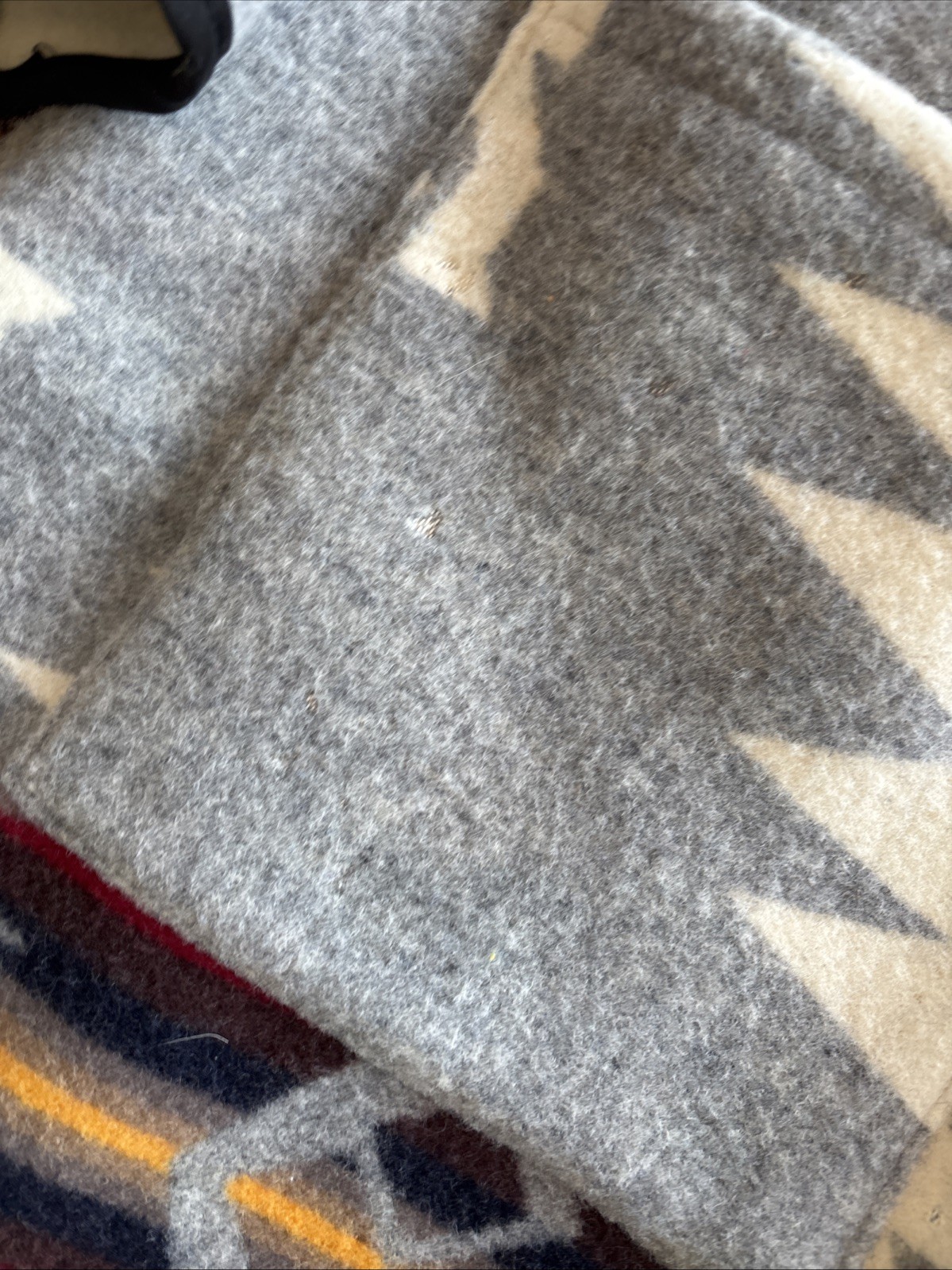 Hand Made  Coat Jacket Wool Pendleton Blanket Chi… - image 4