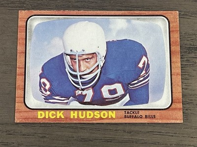 1966 Topps Dick Hudson #25 Buffalo Bills