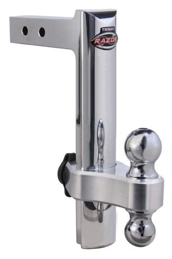 Trimax Trz12al 12 Premium Aluminio Enganche Ajustable con Doble Enganche Bola Y Foto 4 de 4