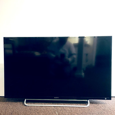 Sony Bravia 40'' TV (KDL-40W600B) Black with stand, original power cord.