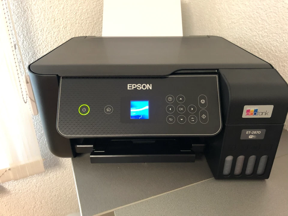 Epson Drucker EcoTank ET-2870, 3-in-1 Multifunktionsgerät WLAN - Bild 2 von 4