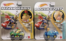 2026 Mario Kart Hot Wheels Set ROSALINA BIRTHDAY GIRL + BOSWER JR. FLAME FLYER