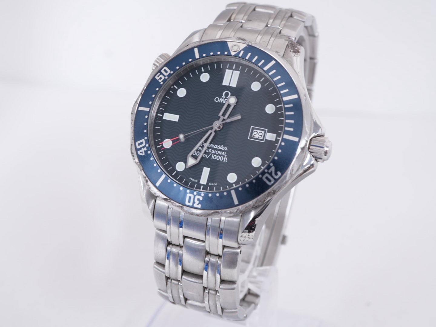 Omega Seamaster Professional 300 Quartz 2541.80 Watch 41mm With Box Papers