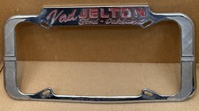 Verry Rare Oakland Ford Nad Jelton 1940s-1950s Large License Plate Frame Verry Rare Oakland Ford Nad Jelton 1940s-1950s Large License Plate Frame