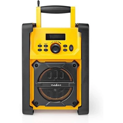 NEDIS Radio de obra con Bluetooth® Radio FM Digital 15 W IPX5 Asa de transporte