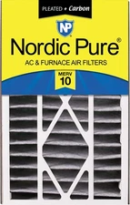 Air Bear 16x25x5 (4 7/8) AC Filter Replacement MERV 10 Plus Carbon 1 Pack