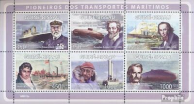 #ad Stamps Guinea Bissau 2008 Mi 4000 4005 Sheetlet complete. issue mint MNH 2008 $1.81