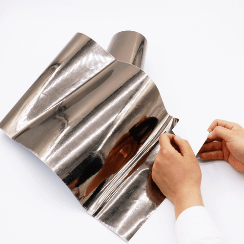 Dark grey Car Glossy Chrome Mirror Vinyl Wrap Film Roll Sheet Sticker 152cmx30cm - Picture 5 of 6